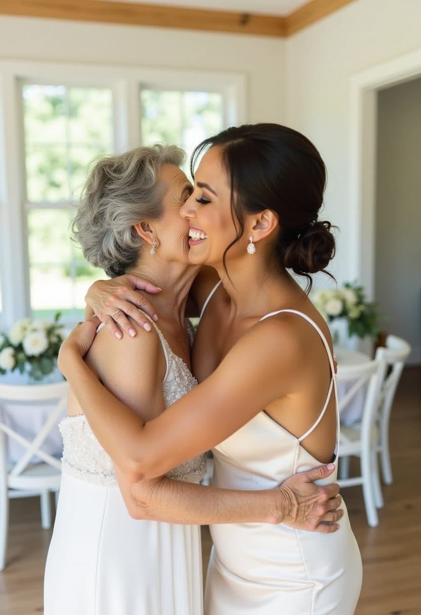 Grandma's surprise hug